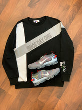 Load image into Gallery viewer, Grey Stripe Crewneck Sweater
